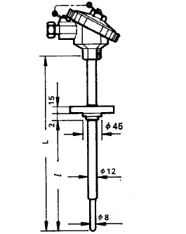 WZP-4312A固定法蘭防水接線盒引進(jìn)型熱電阻安裝圖片 WZP-4312A固定法蘭防水接線盒引進(jìn)型熱電阻安裝圖片