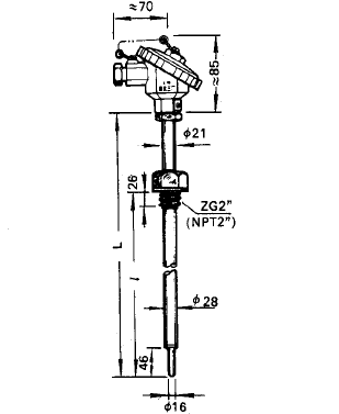 WRNR-12、WRER-12電站測(cè)溫專用熱電偶